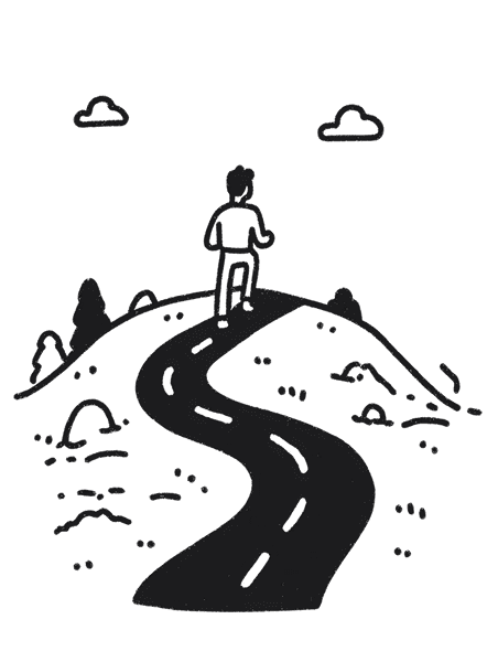 A journey illustration