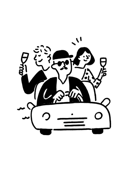 People connecting illustration